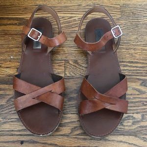 Steve Madden brown stewpot sandals